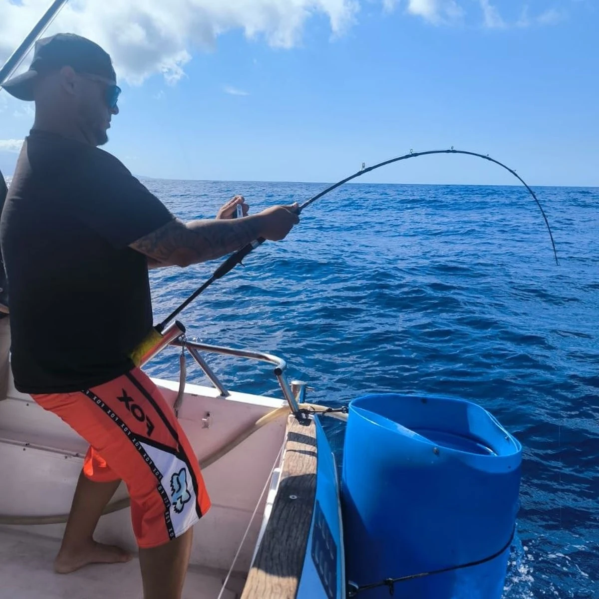 Instant de pêche au gros à La Réunion avec Sindbad width=